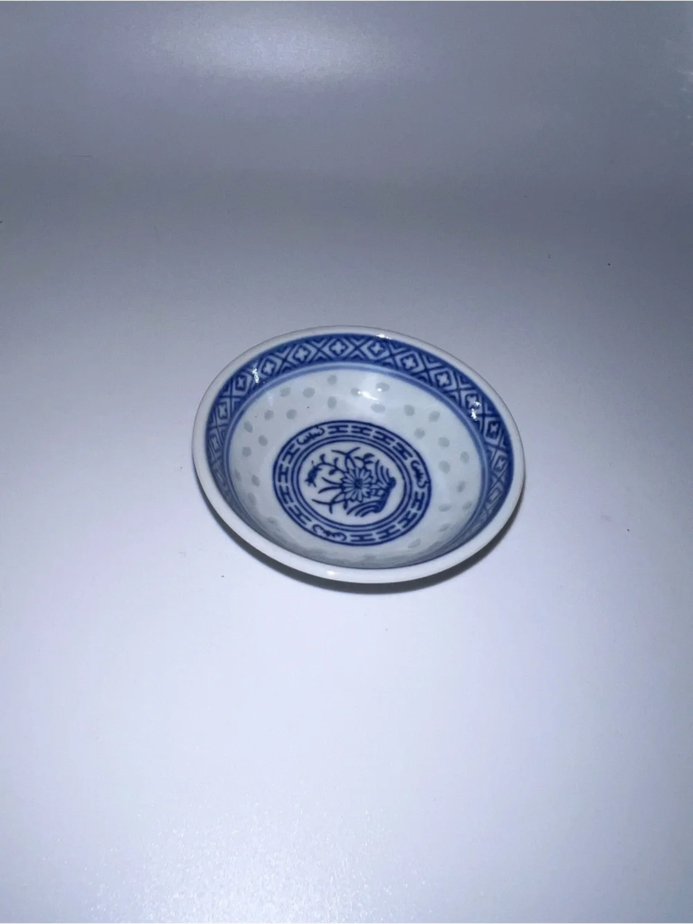 Vintage Chinese blue and white porcelain 